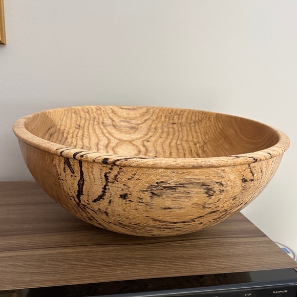 Natural Wood Grain Serving Bowl